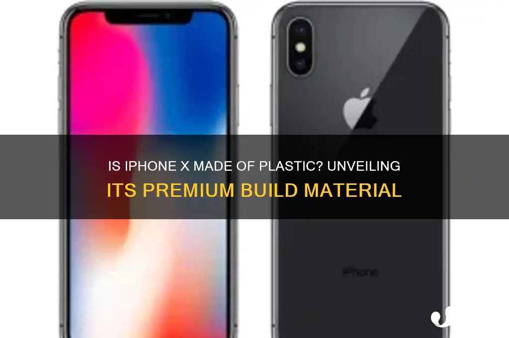 is iphone x made of plastic