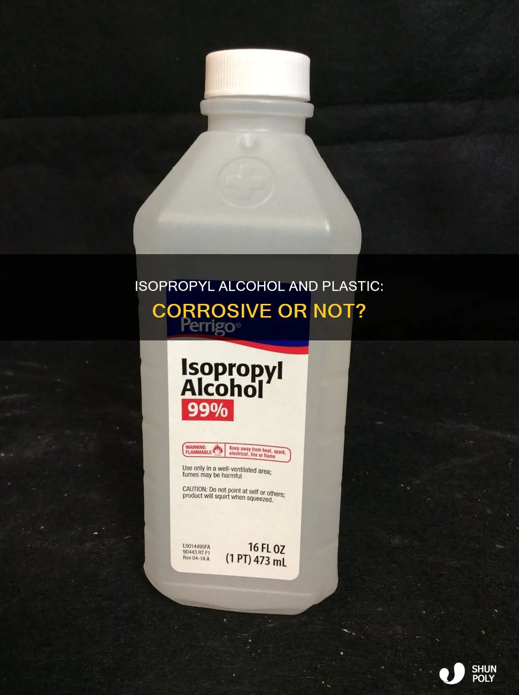 is isopropyl alcohol corrosive to plastic
