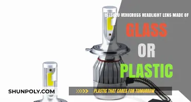 Isuzu Vehicross Headlight Lens: Glass or Plastic Material?