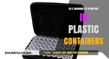Archival Art Storage: Plastic Containers, Safe or Not?