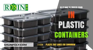 Freezing Food: Plastic Containers, Good or Bad?
