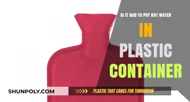 Plastic Containers: Hot Water Hazard?