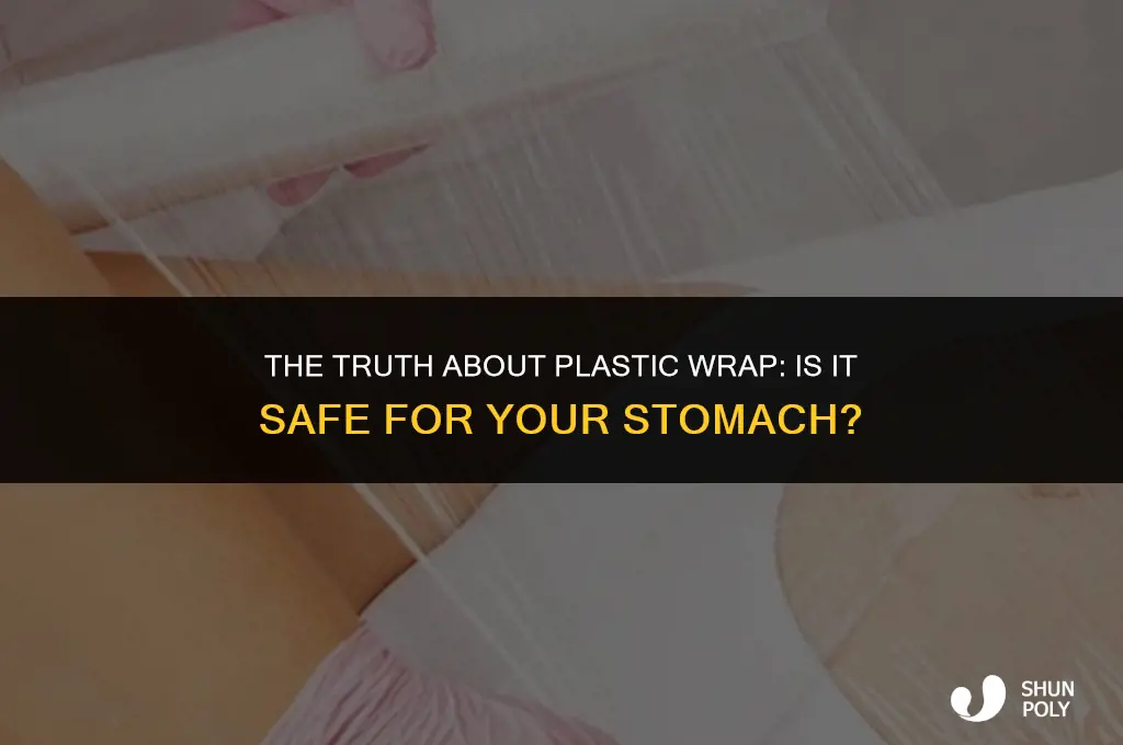 is it bad to put plastic wrap around your stomach