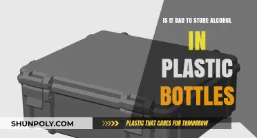 Storing Alcohol in Plastic Bottles: Risks and Best Practices