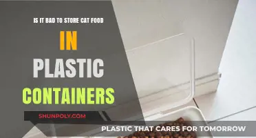 Storing Cat Food: Plastic Containers, Good or Bad?