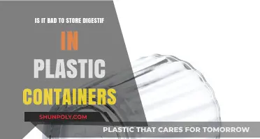 Storing Digestif: Plastic Containers, Good or Bad?