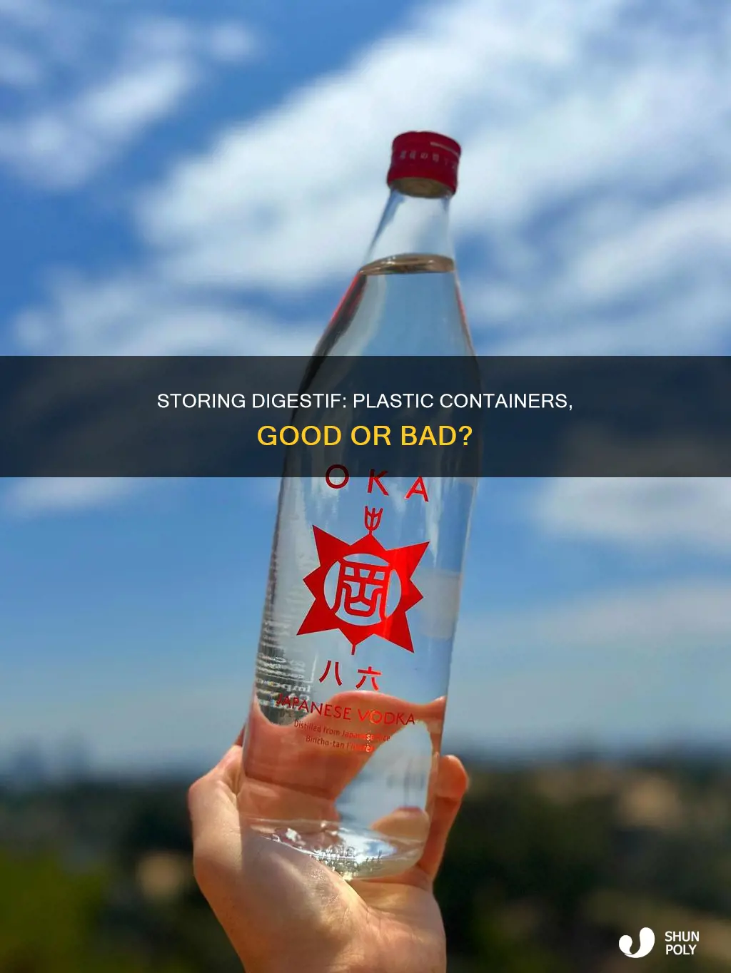 is it bad to store digestif in plastic containers