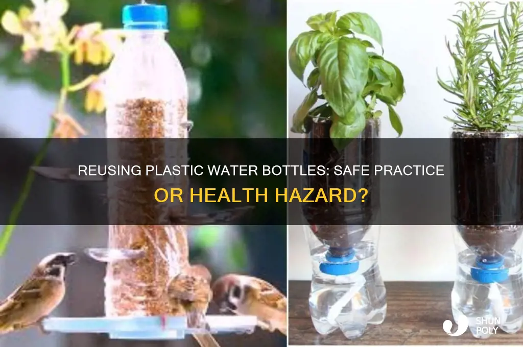 is it bad to use the same plastic water bottle