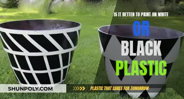 White or Black Plastic: Which Makes Painting Easier?