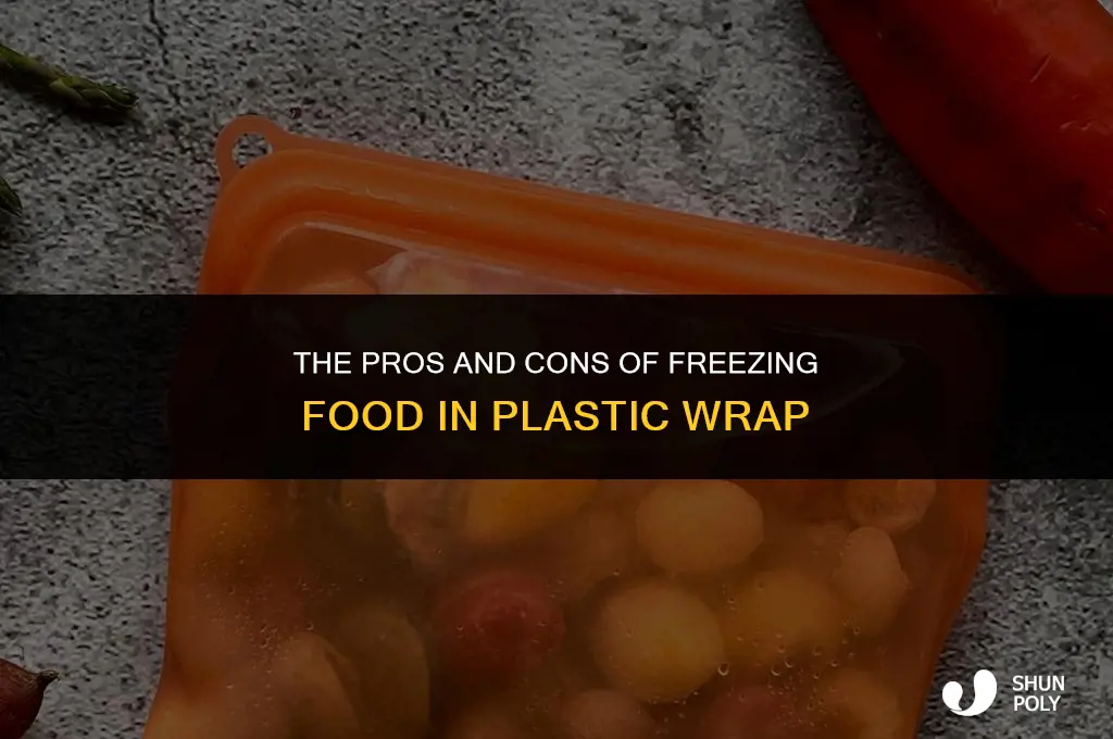 is it good to freeze stuff in plastic wrap