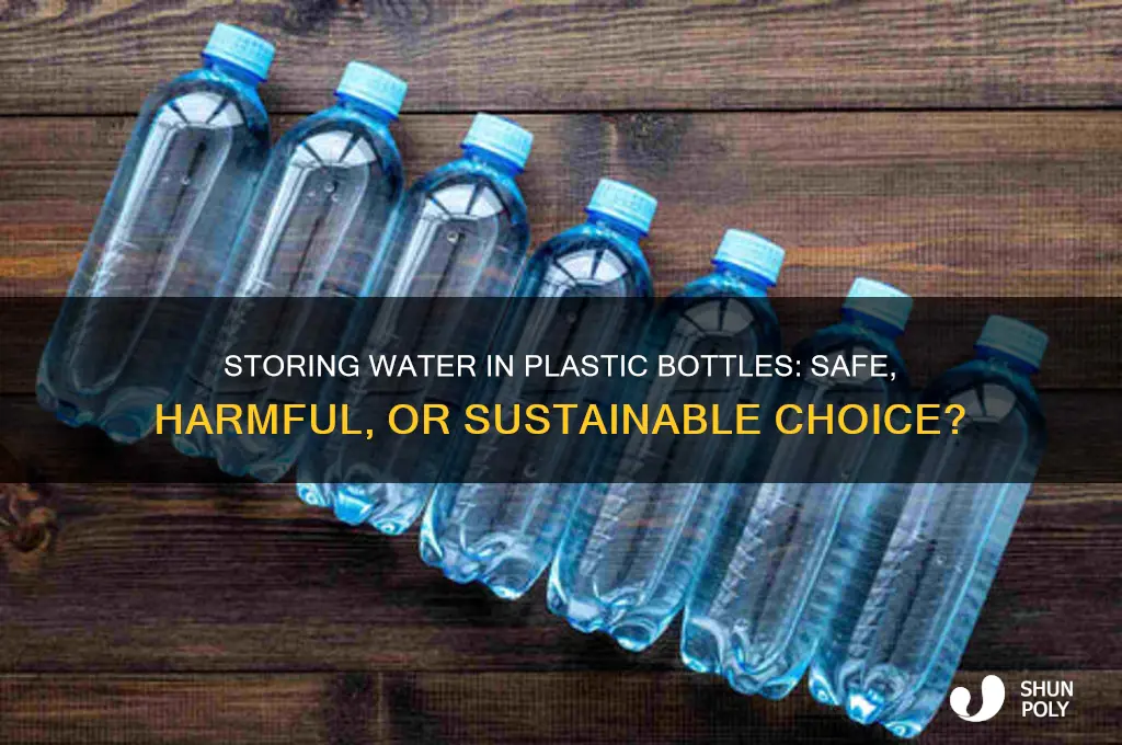 is it good to store water in plastic bottles