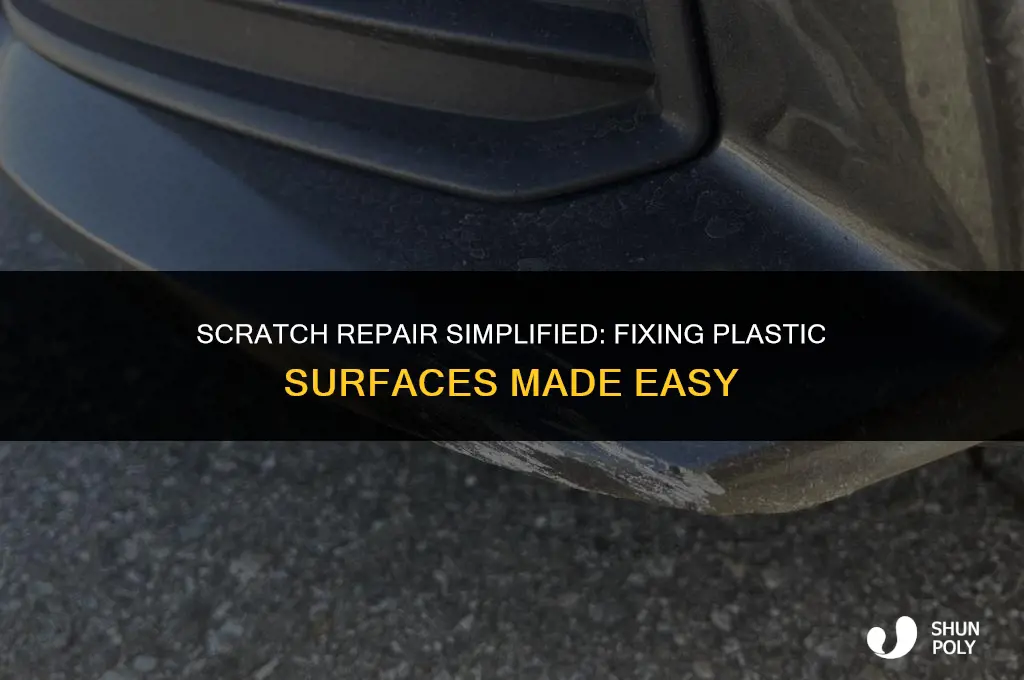 is it hard to fix scatch o plastic