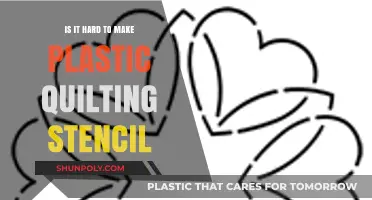 Crafting Plastic Quilting Stencils: Is It a Challenging DIY Project?