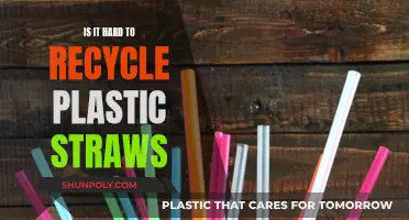 The Complexities of Recycling Plastic Straws
