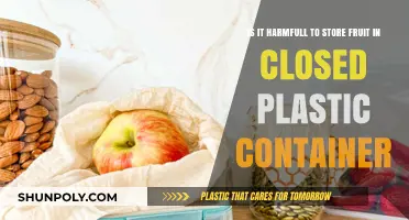 Plastic Containers: Safe or Harmful for Storing Fruits?