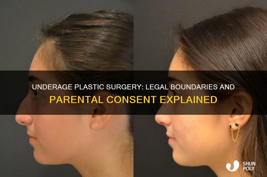 is it illegal to get plastic surgery under 18