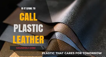 Plastic Leather: Misleading or Legal Loophole?