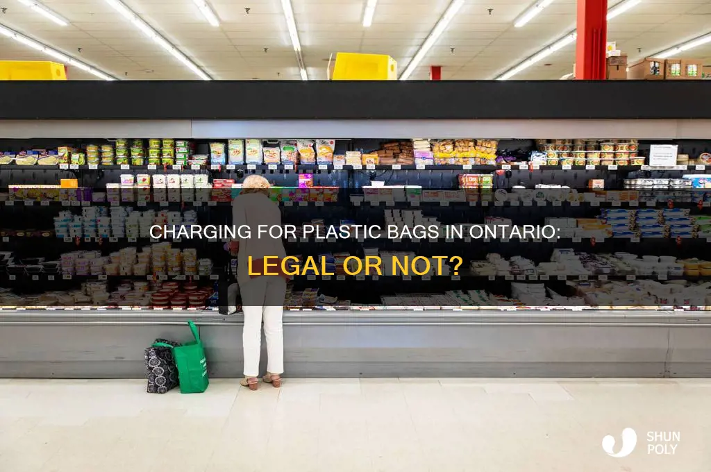 is it legal to charge for plastic bags in ontario