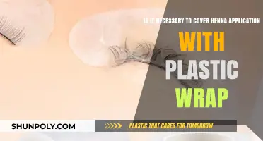 Henna Application: The Plastic Wrap Debate - Pros and Cons