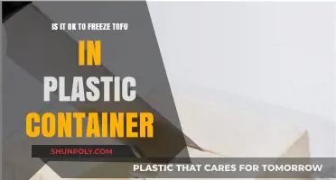 Freezing Tofu: Plastic Container Safety