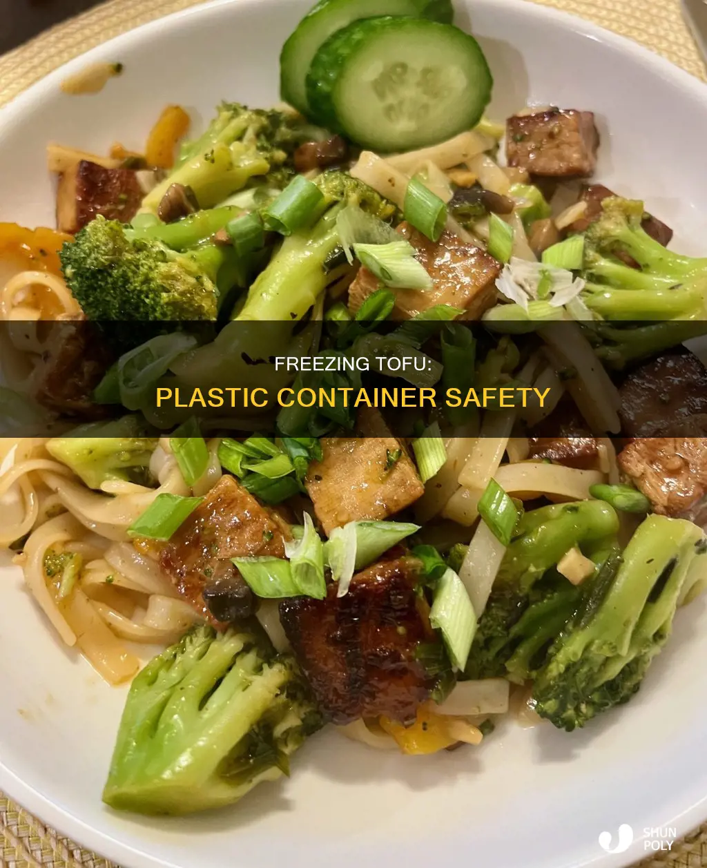 is it ok to freeze tofu in plastic container