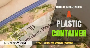 Plastic Containers for Marinating Meat: Safe or Not?