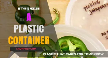 Pickling in Plastic: Safe or Not?