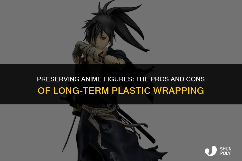 is it ok to plastic wrap anime figures for months