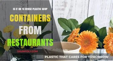 Reusing Plastic Soup Containers: Safe or Not?