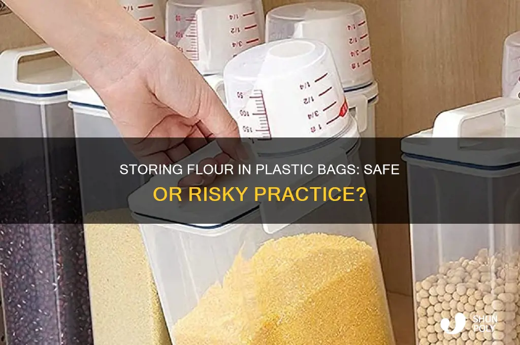 is it ok to store flour in plastic bags