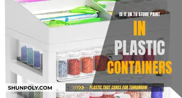 Storing Paint: Plastic Containers, Good or Bad?