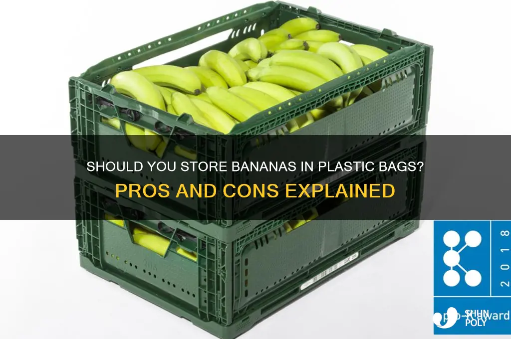 is it okay to leave banana in plastic bag