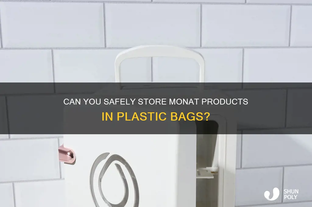 is it okay to put monat products into plastic bags