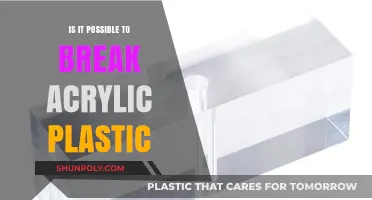 Breaking Acrylic Plastic: Is It Possible?