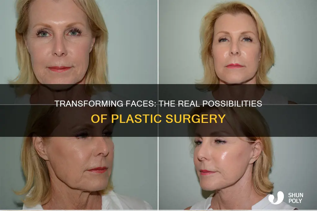 is it possible to change your face with plastic surgery