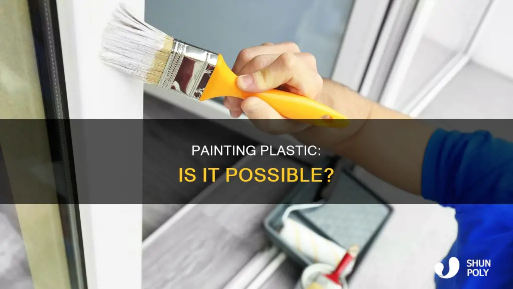 is it possible to paint plastic