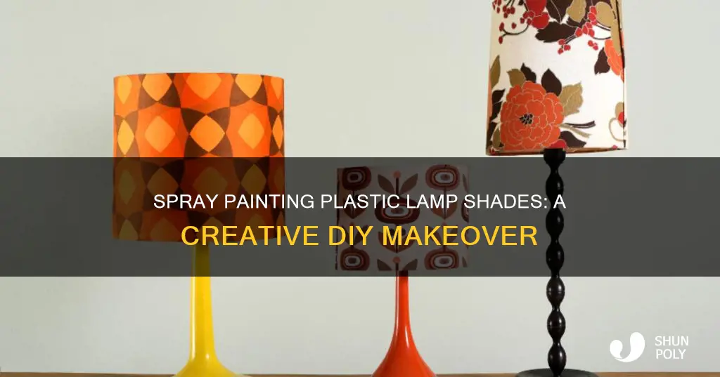 is it possible to spray paint plastic lamp shades