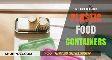 Bleaching Plastic Containers: Safe or Not?