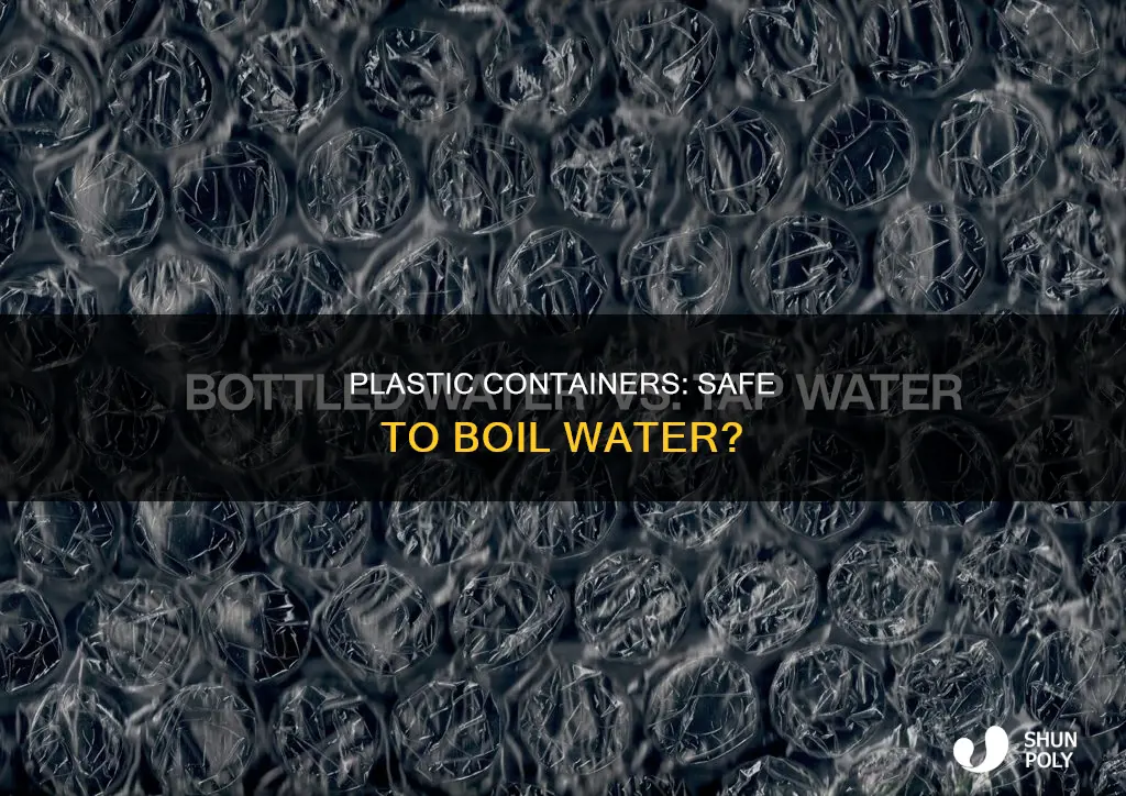 is it safe to boil water in pp plastic containers