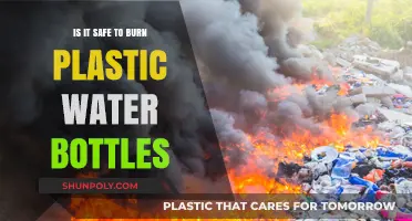 Burning Plastic Water Bottles: Safe Practice or Toxic Hazard?