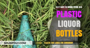Old Plastic Liquor Bottles: Safe to Drink From or Risky?