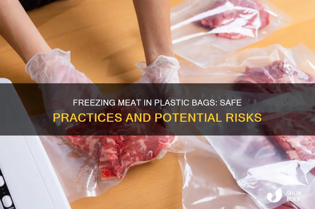is it safe to freeze meat in plastic bags