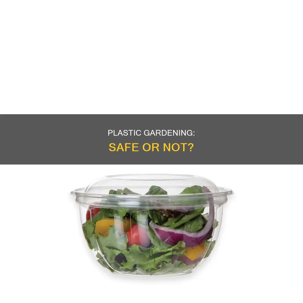 is it safe to garden in plastic containers