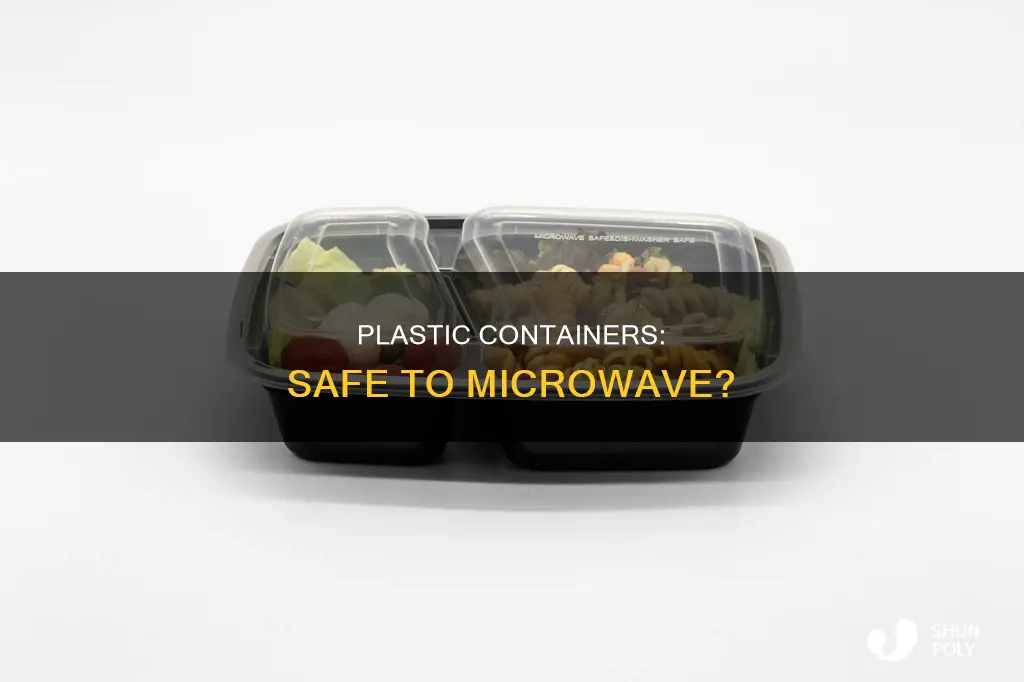 is it safe to heat up plastic containers
