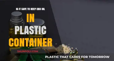 Plastic Containers for CBD Oil: Safe or Not?