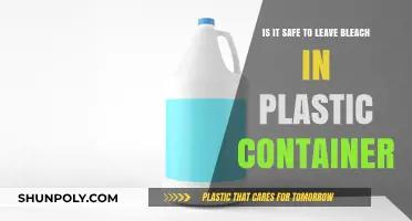 Bleach and Plastic: Safe Storage?