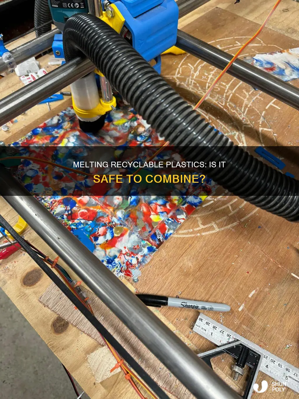 is it safe to melt down 2 recyclable plastic