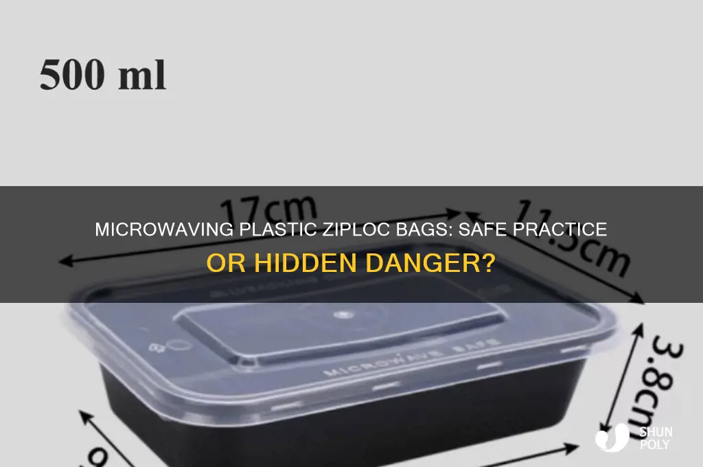 is it safe to microwave plastic ziploc bags
