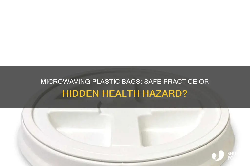 is it safe to put plastic bag in the microwave