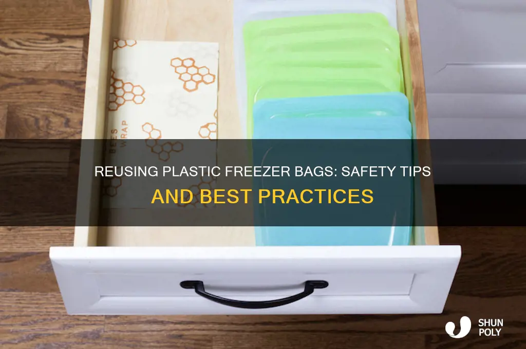 is it safe to reuse plastic freezer bags